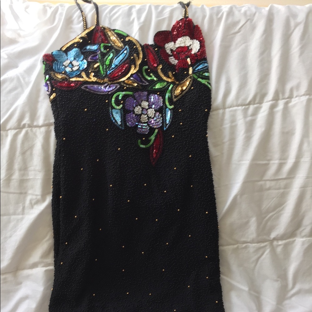 Vintage beaded party dress